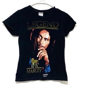 Bob Marley Legend graphic short sleeve tee shirt